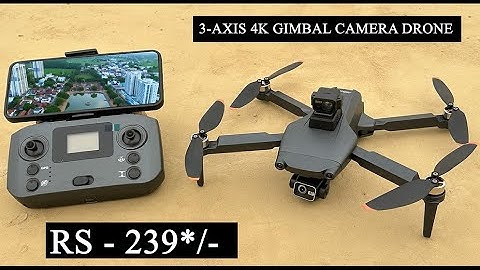 HILLSTAR Gimbal  Drone GPS 3KM 3-axis Gimbal 4K HD Dual Camera 360° Obstacle Avoidance