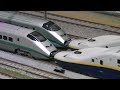 新幹線 MAX+つばさ 併結 E4系+E3系 KATO, TOMIX Nゲージ の動画、YouTube動画。