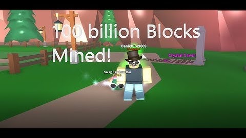 Roblox Mining Simulator - 100 billion Blocks Mined!