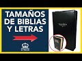 ✅ TODOS los TAMAÑOS 📐de BIBLIAS 📖 y LETRAS 🔍 GIGANTE, GRANDE, BOLSILLO, etc.