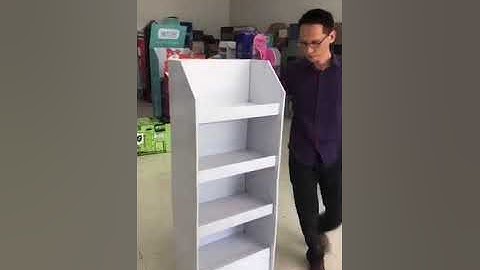 Corrugated Display Stand #custompackaging #chinasupplier