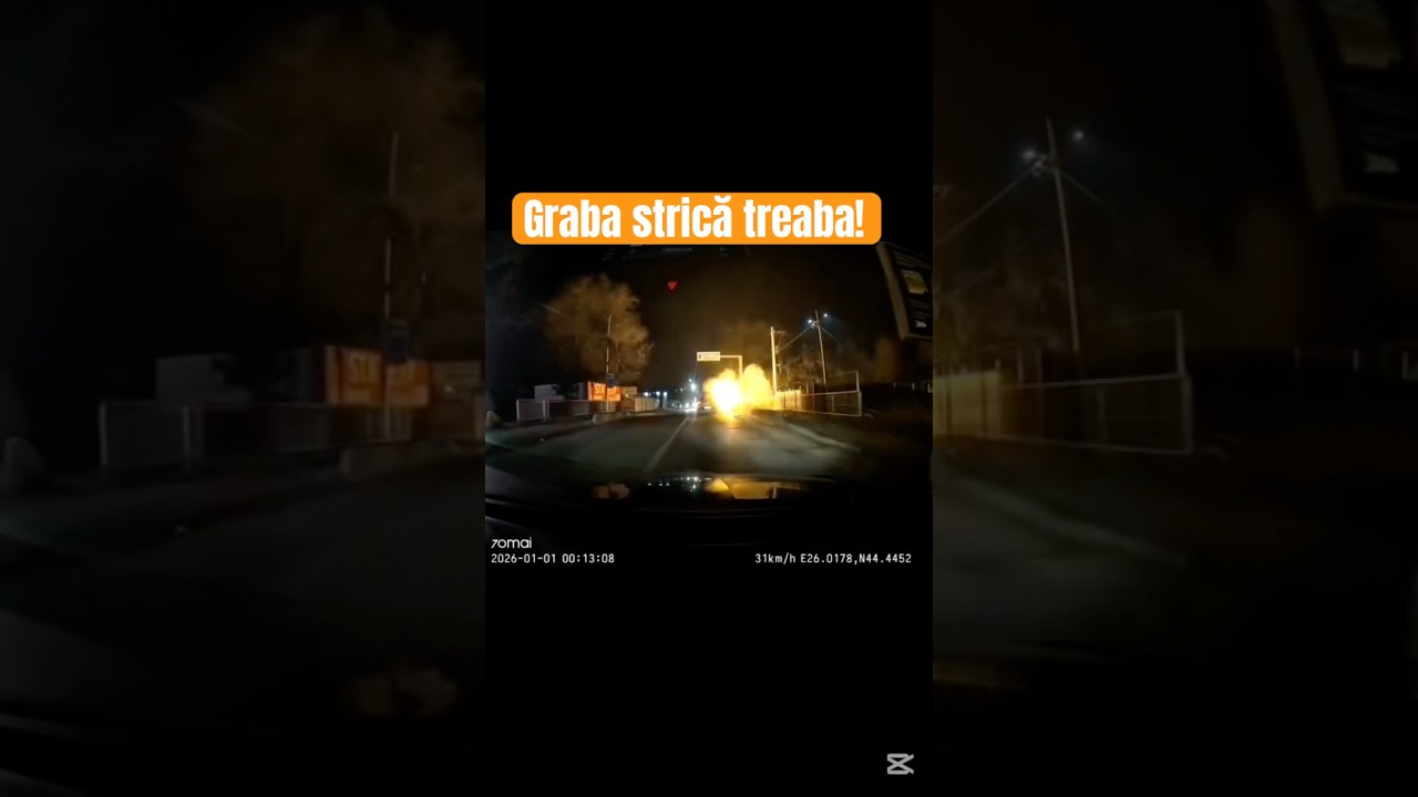 Un șofer ucrainean beat și fără permis a zburat cu mașina 