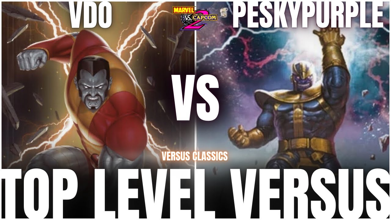 Marvel Vs Capcom 2 - VDO Vs Peskypurple - FT5 Fightcade 🔥🔥