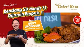 RENDANG DAGING SAPI TERCEPAT CUMA 17 MENIT REBUS TANPA PRESTO ENAK BANGET