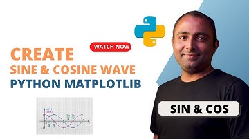 Create Sine and Cosine waves using Python Matplotlib | Sine and Cosine Wave Animation