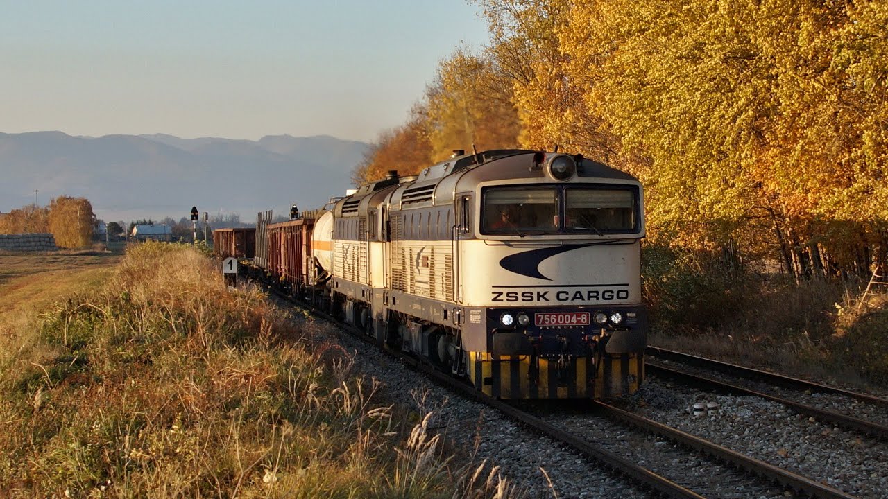 Vlaky Slovensko - Plachetnice a Mulice ZSSKC na nákladoch v Turci