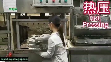 How Molded Pulp Box Packaging Is Made | Inside Paper Pulp Tray Production Process