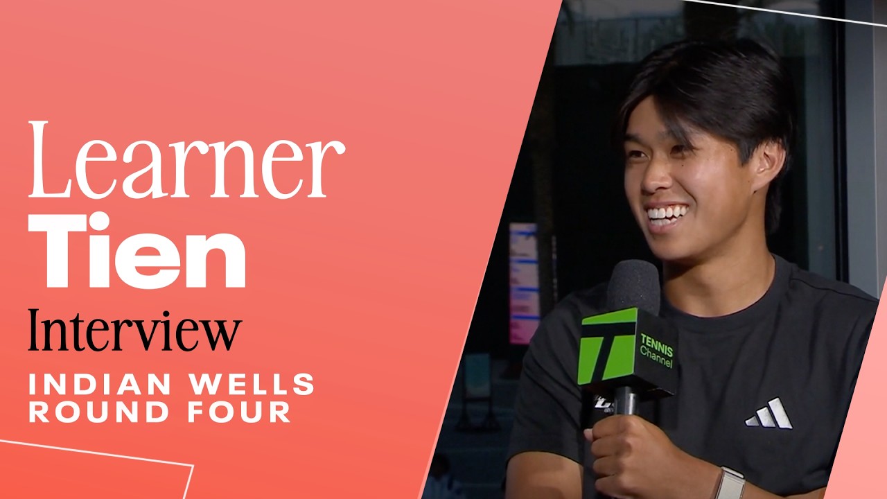 Learner Tien saved two match points to make first ATP 1000 QF | 2026 Indian Wells