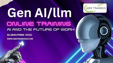 🌟 Generative AI/llm Online Training Details Our upcoming webinar  Don