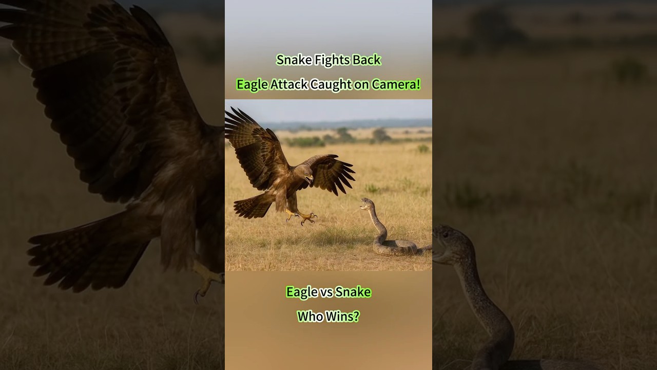 Eagle vs Snake – Predator vs Predator!