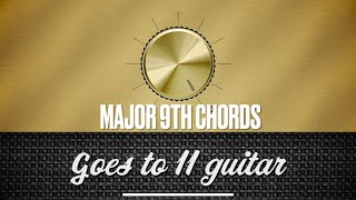 Major 9th guitar chords