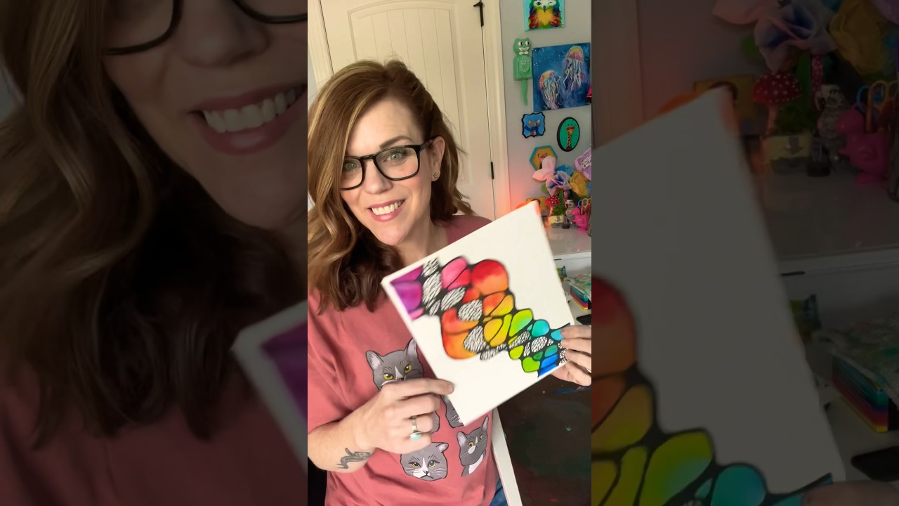 More Neurographic art to help you relax your brain #neurographicart #easyart #artformentalhealth