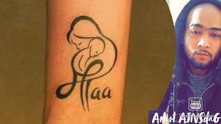 Mother's day special Tattoo design | Mother & Son Symbolic Sign Tattoo