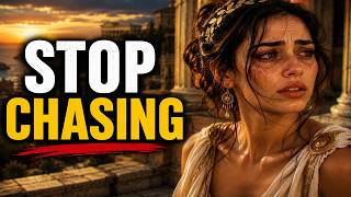 When You Stop Chasing, Life Starts Coming to You | STOICISM