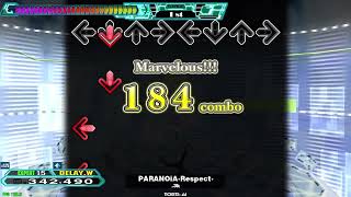 【LV15】DDR / PARANOiA -Respect- - EXPERT DOUBLE with handclap
