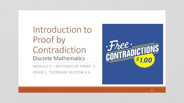 M4 V1 Introduction to Proof by Contradiction