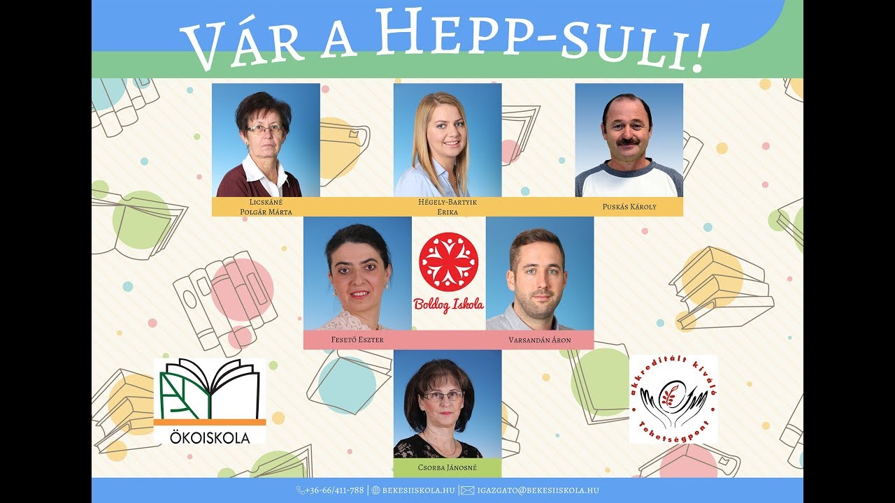 Bemutatkoznak a Dr. Hepp Ferenc Általános Iskola és AMI 1. osztályos pedagógusai