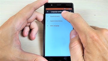 NOKIA 3, 5, 6 (2017) - How to Change Language Settings