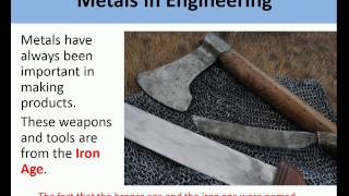 GCSE Engineering Revision 002 Types of Metals