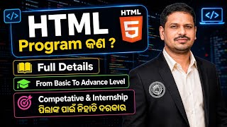 HTML Program Full Details. From Basic To Advance Level. For B.Tech , Internship , Diploma  Students.