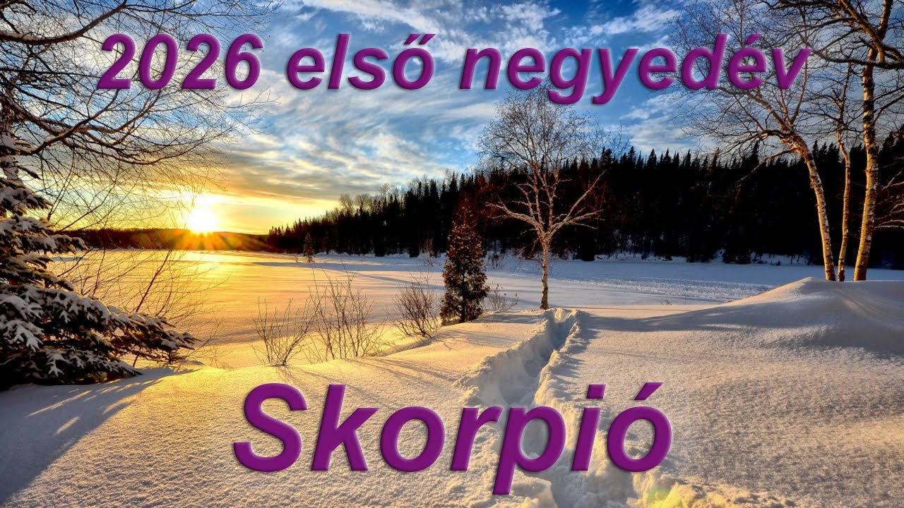 Skorpió - 2026 első negyedév