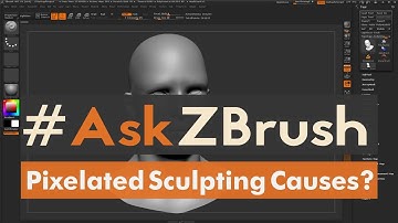 #AskZBrush - "My sculpts are pixelated in areas what is causing this?"