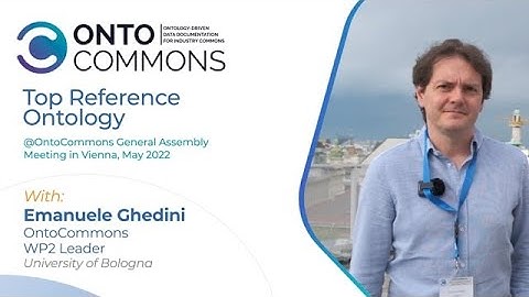 Top Reference Ontology - an interview with Emanuele Ghedini