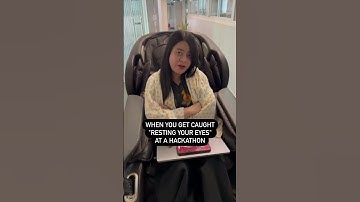 When You Get Caught “Resting Your Eyes” at a Hackathon