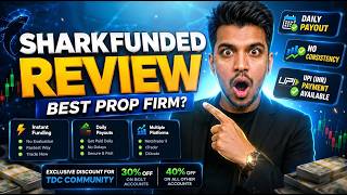 SharkFunded Review 2026: Instant Funding, Daily Payouts & NO Consistency