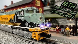 MTH 2Rail To 3Rail Conversion #mth #MTHElectricTrains