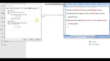 How to scroll one screen at a time using mouse wheel? Knowing Knowledge