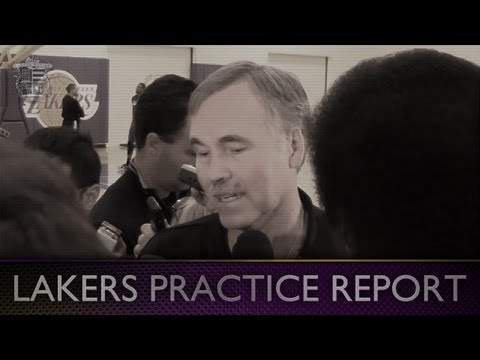 Lakers Practice: Mike D'Antoni on Kobe, Defense & Playoffs