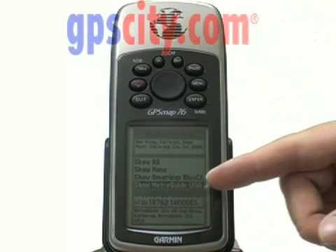 Garmin GPSMAP 76S & 76 : Viewing Maps @ gpscity.com