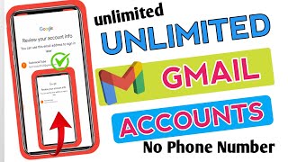 Create Unlimited Gmail Accounts Without | How to Bypass Phone Verification on Gmail  Easy Method