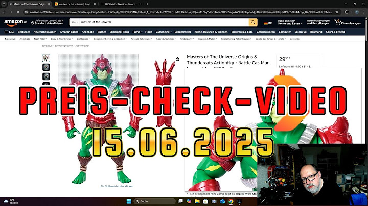 Preis-Check-Video / MotU - Amazon, Smyths Toys und Mattel