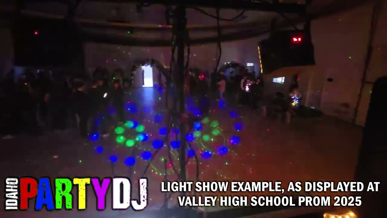 Idaho Party DJ - Light Show Example 04/12/2025