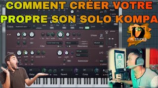 How to create a solo kompa sound - Tuto Fl Studio 20 (Synth Harmless)