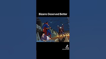 Bizarro saves Superman and Lois.