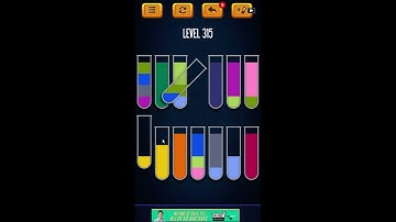 Water Sort Puzzle - Color Liquid Sorting Game Level 315 Solution
