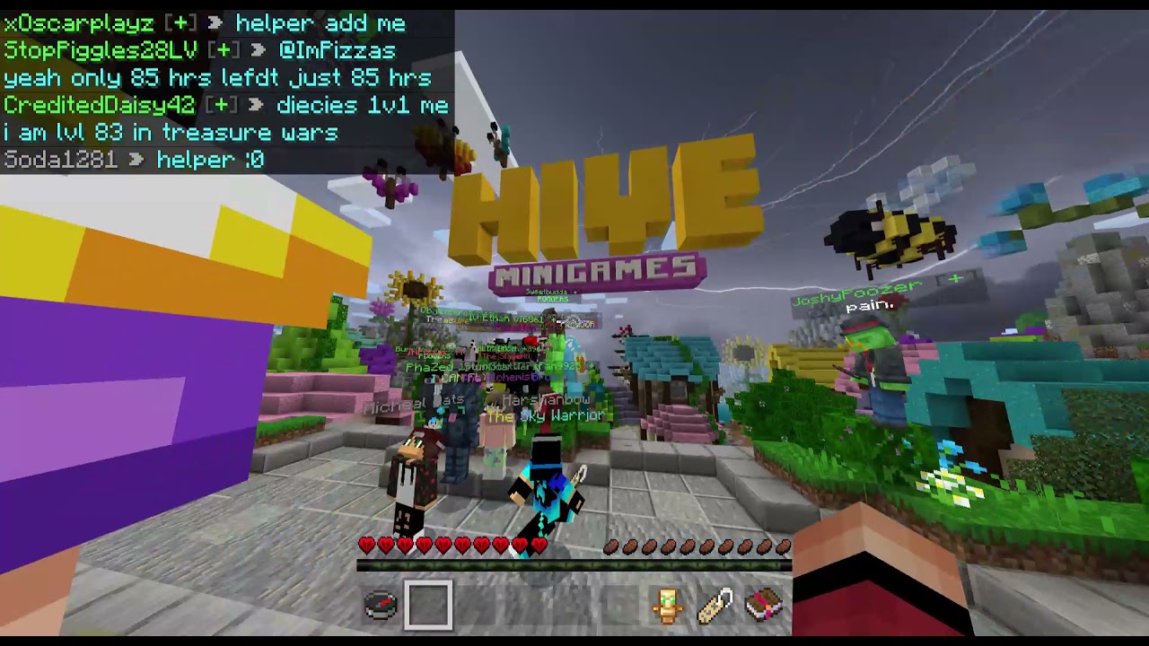 HELPER, DIECIES, PIZZAS AND DANNY IN HUB!