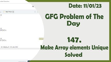 Make array elements unique || C++ || GFG Daily Problem