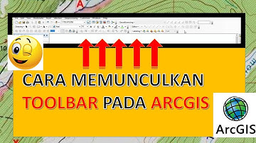 Cara Memunculkan Toolbar Di Arcgis, gampang banget!!