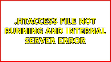 .htaccess file not running and internal server error