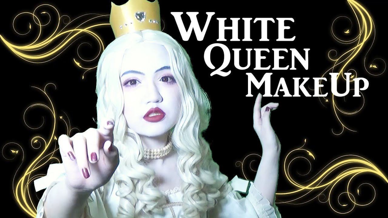 Alice In Wonderland The White Queen Makeup Tutorial Youtube