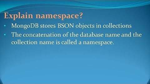 MongoDB Interview Questions and Answers for freshers and experienced– Part 2