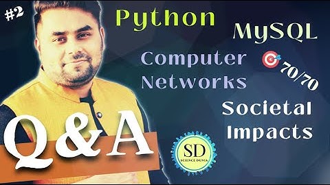 COMPUTER NETWORKS PYQs | HUM TOPPER | SHASHANK JAIN | SCIENCE DUNIA | CSIP 70 / 70
