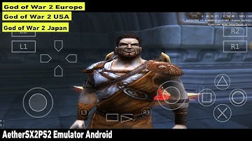 USA Japan Europe Gow2 60fps best settings for aethersx2 emulator android+widescreen on lag fix 100%