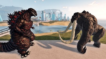 Shin Godzilla vs Behemoth Battle | Kaiju Universe