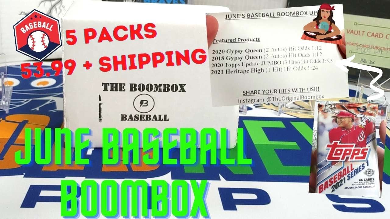 The Original Boombox - baseball June 2021