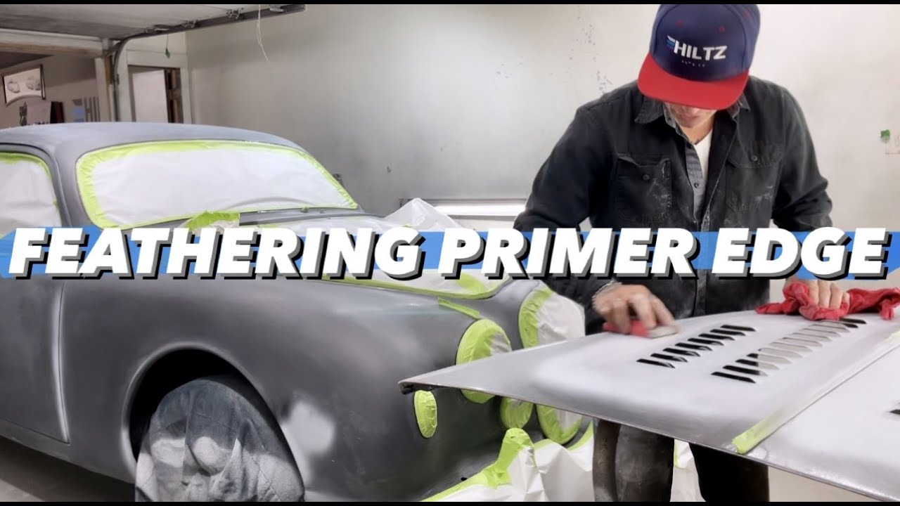 HOW TO FEATHER EDGE PRIMER ON REPAIRED AREA YouTube
